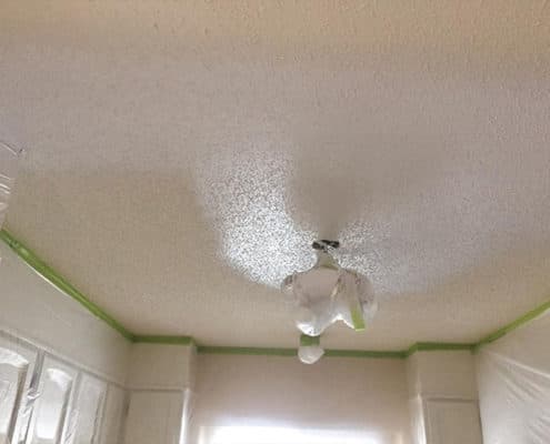 popcorn-ceiling-repair-removal in calgary house