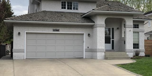 Exterior home painting example in Calgary